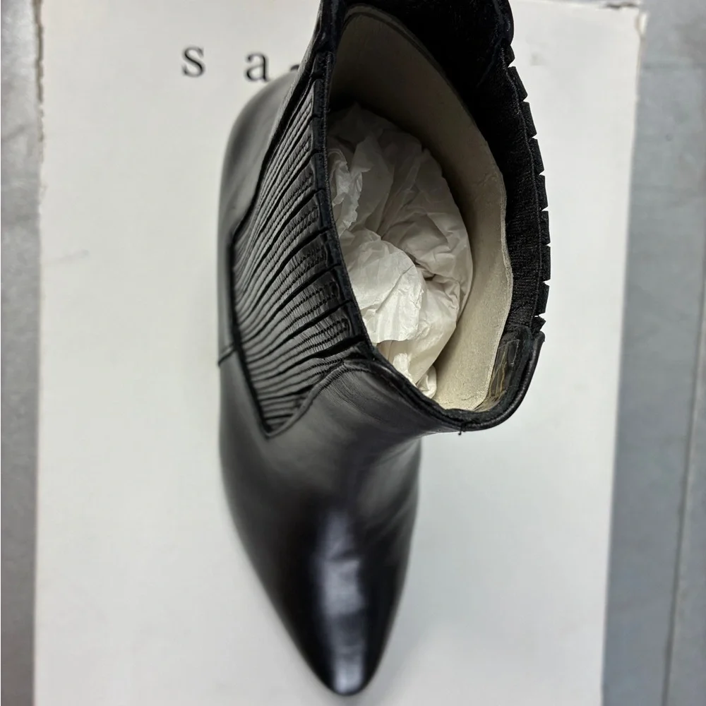 Sandro Black Ankle Boots - Picture 6 of 9